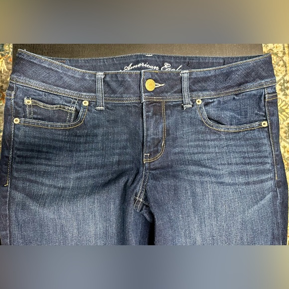 EUC American Eagle mid rise slim boot cut size 12 - Picture 3 of 7